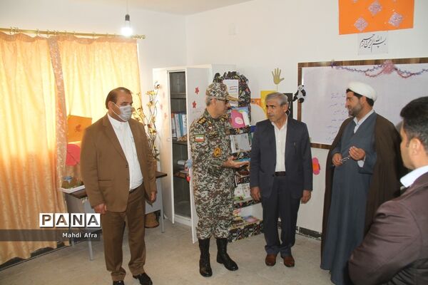 بازدید از دبستان سپهبد شهید قره‌نی پدافند هوایی شهرستان بهبهان