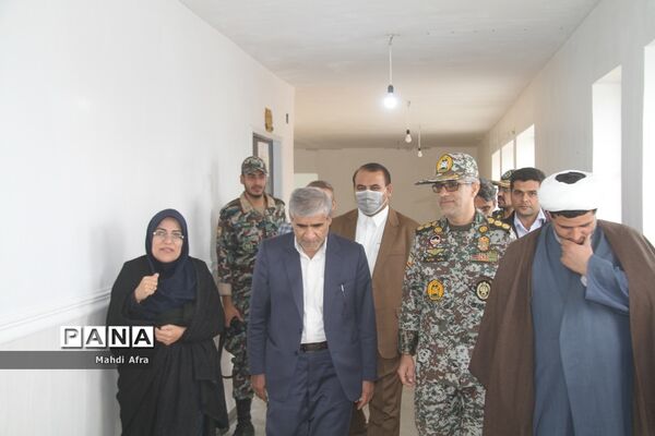 بازدید از دبستان سپهبد شهید قره‌نی پدافند هوایی شهرستان بهبهان