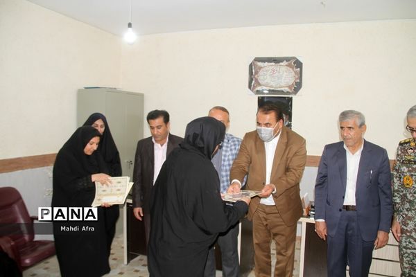 بازدید از دبستان سپهبد شهید قره‌نی پدافند هوایی شهرستان بهبهان