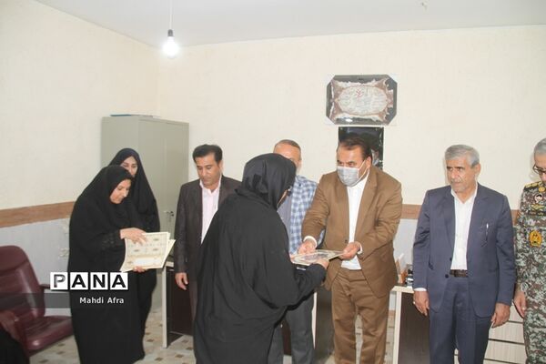 بازدید از دبستان سپهبد شهید قره‌نی پدافند هوایی شهرستان بهبهان