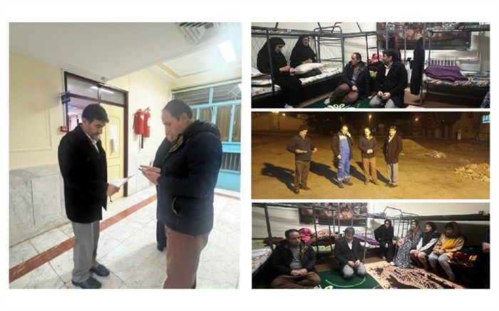 بازدید شبانه از خوابگاه تکنومهر شهرستان اردل