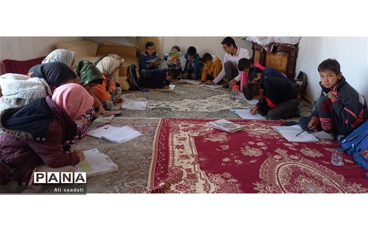 سرما نتوانست دانش‌آموزان را از یادگیری محروم کند