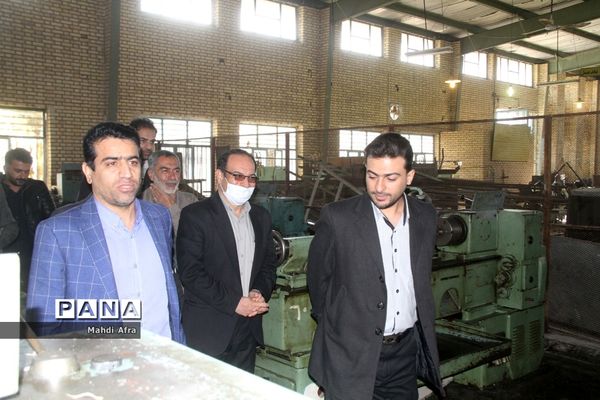 بازدید وزارتی از هنرستان‌های شهرستان بهبهان