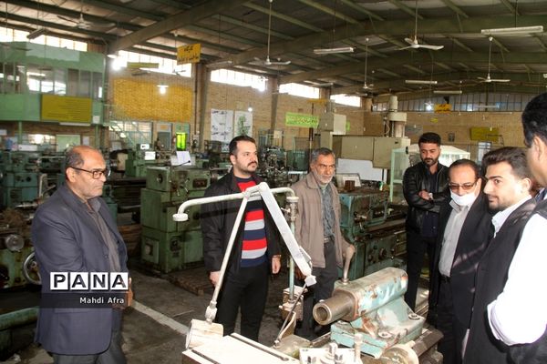 بازدید وزارتی از هنرستان‌های شهرستان بهبهان