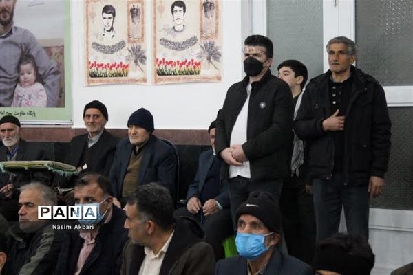 پنجمین سالگرد شهید محمد معافی در شهرستان میاندورود