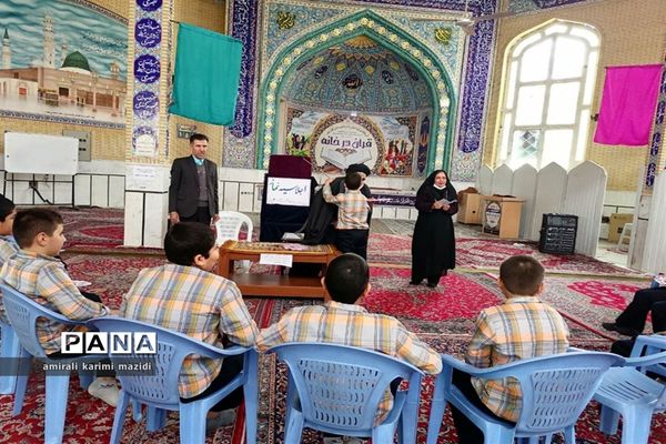 برگزاری اجلاسیه نماز ‌دبستان‌ پسرانه غنچه‌های ولایت ناحیه 3  شیراز
