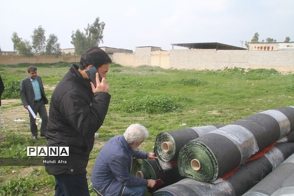 بازدید مشاور معاون وزیر آموزش و پرورش از  پروژه‌های  شهید‌سلیمانی در شهرستان بهبهان