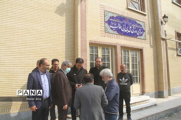 بازدید مشاور معاون وزیر آموزش و پرورش از  پروژه‌های  شهید‌سلیمانی در شهرستان بهبهان