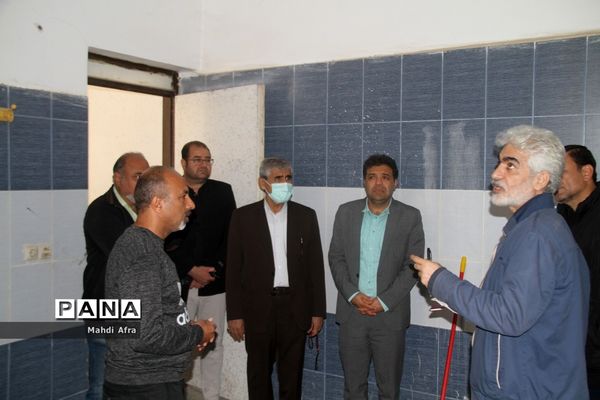 بازدید مشاور معاون وزیر آموزش و پرورش از  پروژه‌های  شهید‌سلیمانی در شهرستان بهبهان