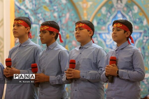 مراسم گرامیداشت شهدای «سرود پرواز» در حرم حضرت معصومه(س)
