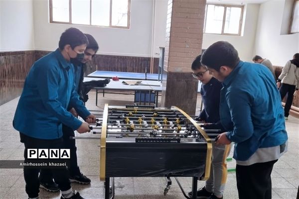 تجهیز و راه‌اندازی سالن ورزشی مدرسه خوارزمی ملارد