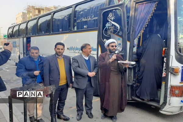 اعزام کاروان اردوی راهیان نور مدارس دخترانه متوسط دوم شهرستان قدس