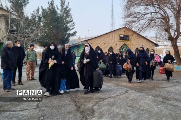اعزام ۲۴۰ دانش‌آموز دختر دماوند به مناطق عملیاتی جنوب کشور