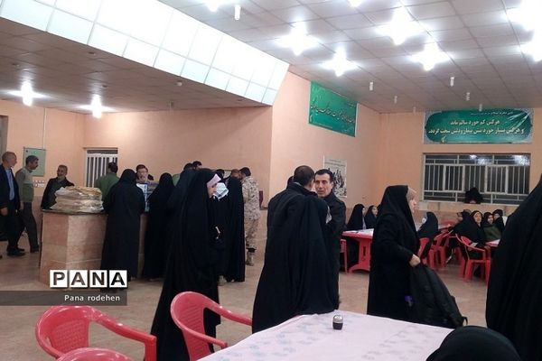 اختتامیه اردوی  راهیان نور دانش‌آموزان دختر رودهن