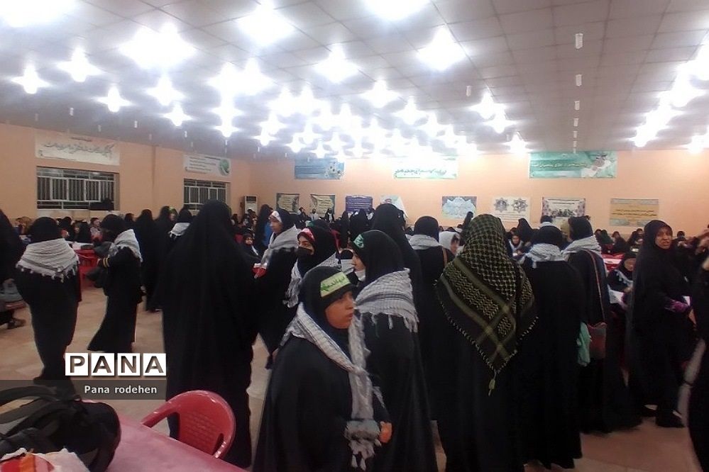 اختتامیه اردوی  راهیان نور دانش‌آموزان دختر رودهن