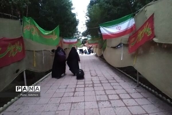 اختتامیه اردوی  راهیان نور دانش‌آموزان دختر رودهن