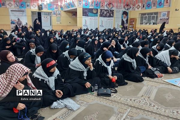 تجدید بیعت دانش‌‌‌آموزان ملارد با شهدا در فتح‌المبین