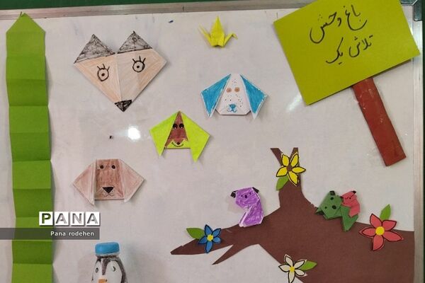 نمایشگاه جابربن حیان در دبستان امام‌حسن‌ مجتبی(ع) رودهن
