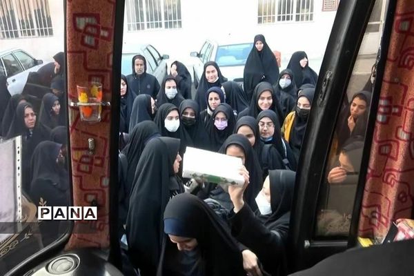اعزام کاروان راهیان نور دانش‌آموزان کاشان