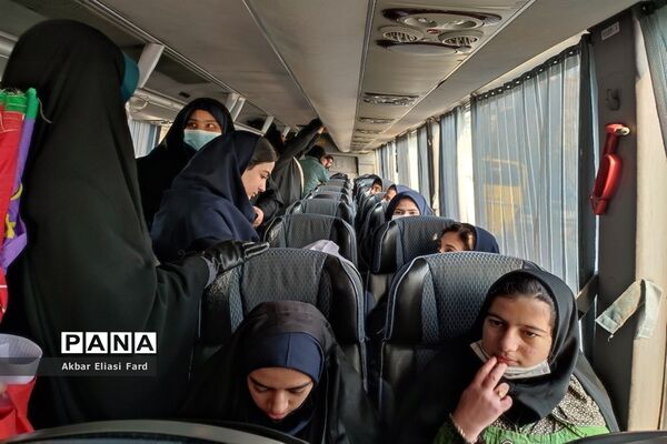 مراسم افتتاحیه اعزام راهیان نور دانش‌آموزی در اداره آموزش و پرورش شهرستان رباط‌کریم