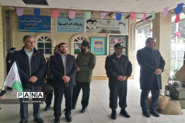 آیین افتتاحیه و بدرقه اردوی راهیان نور در ملارد
