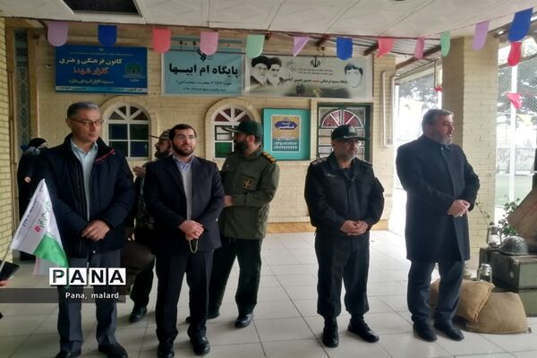 آیین افتتاحیه و بدرقه اردوی راهیان نور در ملارد