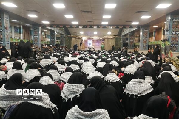 آیین افتتاحیه و بدرقه اردوی راهیان نور در ملارد