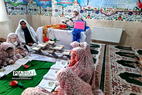 برگزاری اولین نمازجماعت پس از جشن تکلیف در دبستان جانمحمدی ملارد