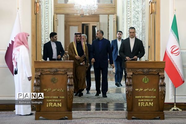 دیدار وزرای خارجه ایران و قطر