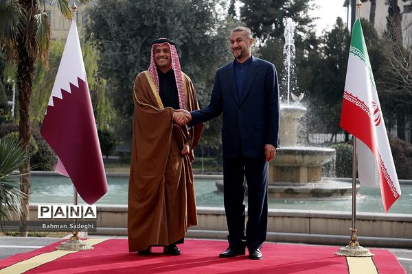 دیدار وزرای خارجه ایران و قطر