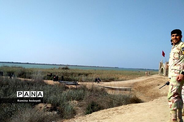 دانش‌آموزان رودهن در اردوی راهیان نور دشت ذوالفقاریه