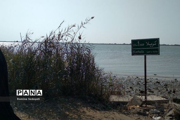 دانش‌آموزان رودهن در اردوی راهیان نور دشت ذوالفقاریه