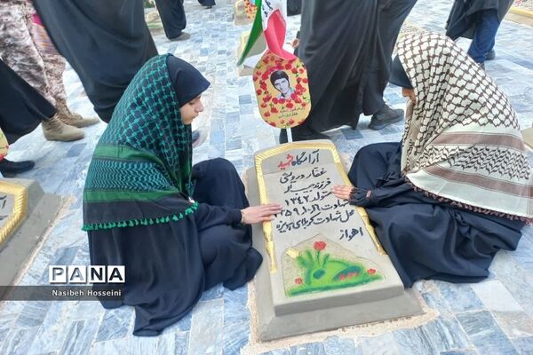 دانش‌آموزان دماوند در اردوی راهیان نور، جا پای شهدا گذاشتند