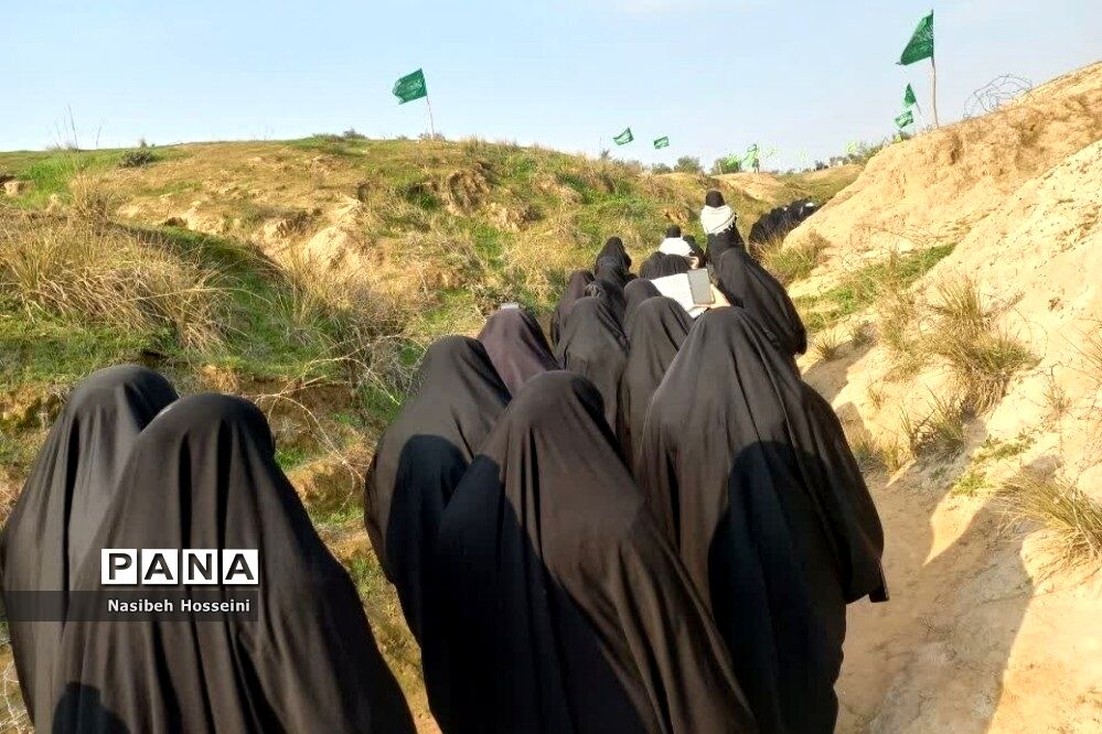 دانش‌آموزان دماوند در اردوی راهیان نور، جا پای شهدا گذاشتند