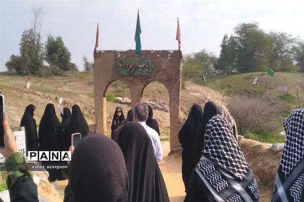 حضور دانش‌آموزان قائمشهری در یادمان عملیات فتح المبین