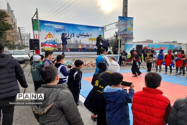 خیابان ورزش در قائمشهر