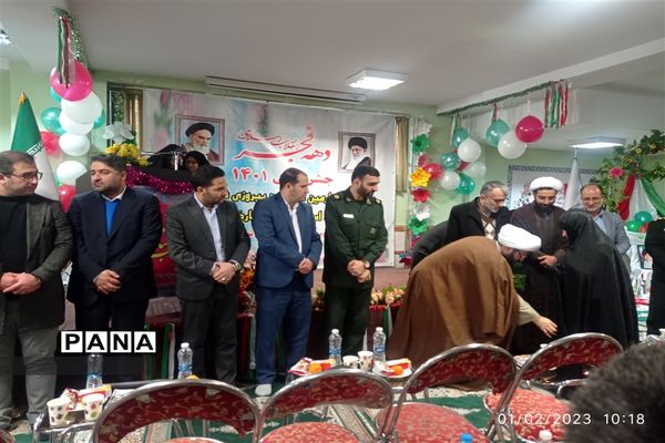 جشن ملی گرامیداشت چهل و چهارمین سالگرد پیروزی انقلاب اسلامی ایران  در شهرستان قدس