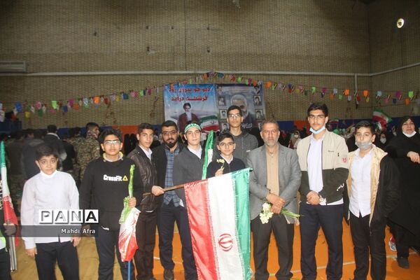 گلباران تمثال امام خمینی (ره) و شهدای انقلاب اسلامی شهرستان بهبهان