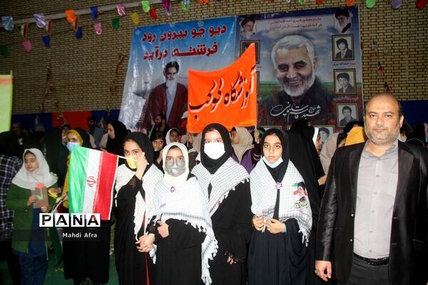 گلباران تمثال امام خمینی (ره) و شهدای انقلاب اسلامی شهرستان بهبهان