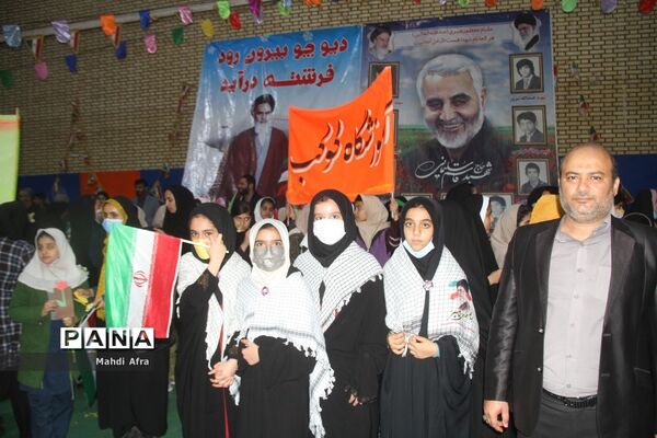 گلباران تمثال امام خمینی (ره) و شهدای انقلاب اسلامی شهرستان بهبهان