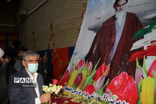 گلباران تمثال امام خمینی (ره) و شهدای انقلاب اسلامی شهرستان بهبهان