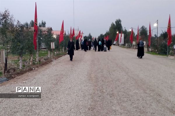 حضور دانش‌آموزان قائمشهری در یادمان شلمچه