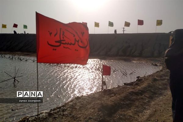 حضور دانش‌آموزان قائمشهری در یادمان شلمچه