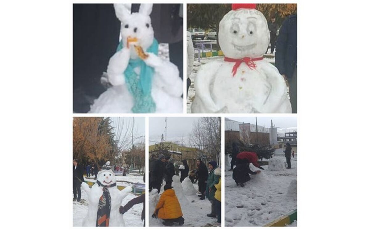 برگزاری جشنواره آدم برفی در طالقان