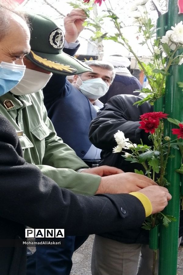 نواخته شدن زنگ انقلاب در مدارس اقلید استان فارس