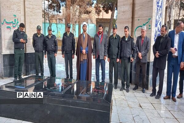 برگزاری مراسم غبار‌روبی مزار شهدای شهرستان نظرآباد