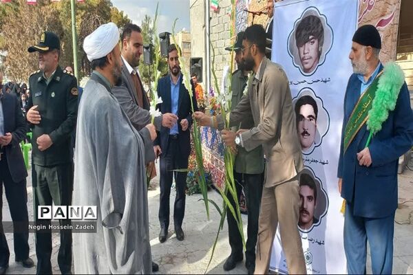 آیین گلباران و عطرافشانی مزار شهدای آستان امامزاده عقیل(ع) اسلامشهر