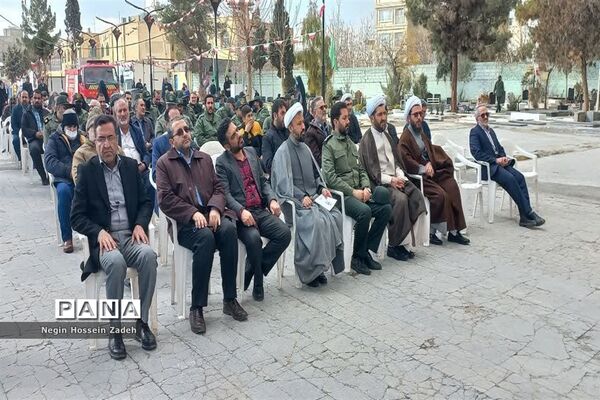 آیین گلباران و عطرافشانی مزار شهدای آستان امامزاده عقیل(ع) اسلامشهر