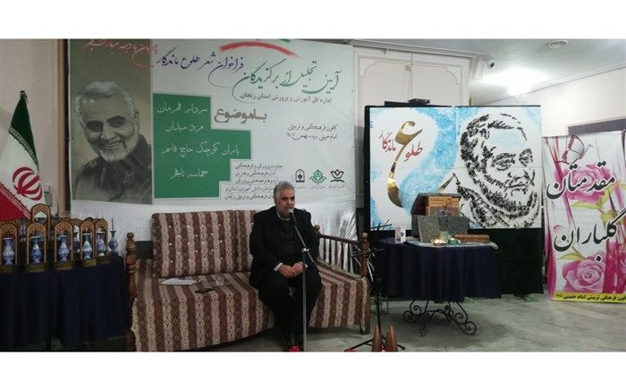آثار هنری بیانگر گفتمان شهید سلیمانی بسیار ارزشمندند