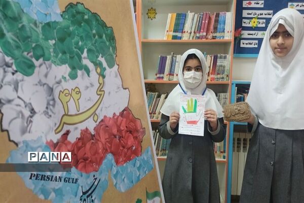 حضور باشکوه دانش‌آموزان در برنامه‌های دهه مبارک فجر در خراسان جنوبی